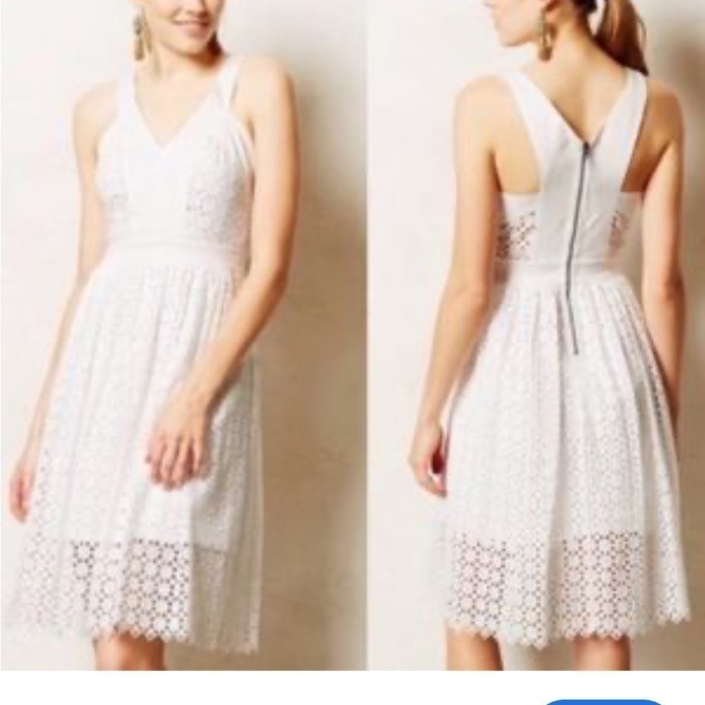 Anthropologie Leifsdotter EyeletDress